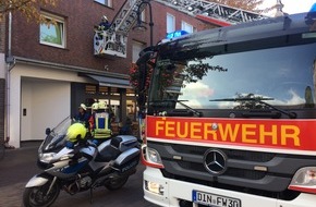 Feuerwehr Dinslaken: FW Dinslaken: Zimmerbrand in Innenstadt