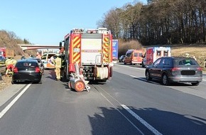 Feuerwehr Gevelsberg: FW-EN: Verkehrsunfall auf BAB1