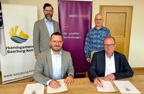 Westconnect GmbH: Pressemeldung: Saarburg und Westconnect unterzeichnen Kooperationsvertrag zum Breitbandausbau