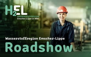 H2EL Wasserstoffregion Emscher-Lippe: Save the date: Roadshow der Wasserstoffregion Emscher-Lippe am 14.09 2021 im Chemiepark Marl