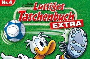 Egmont Ehapa Media GmbH: Entenhausen vor, noch ein Tor! - Die LTB-Familie holt den Pokal mit dem LTB Extra Nr. 4 und dem LTB 481