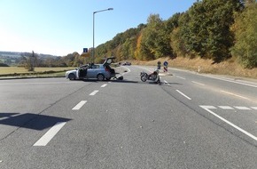 Polizeidirektion Neuwied/Rhein: POL-PDNR: Verkehrsunfall mit zwei Verletzen