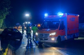 Feuerwehr Iserlohn: FW-MK: Verkehrsunfall auf der A46