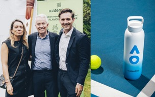 Nachhaltigkeit auf und neben dem Platz: waterdrop® wird offizieller Partner der Australian Open