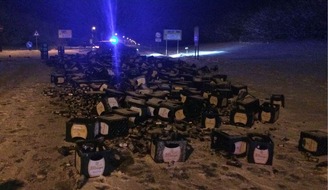 Polizeidirektion Wittlich: POL-PDWIL: Bierlaster verliert Ladung