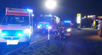 Kreisfeuerwehr Rotenburg (Wümme): FW-ROW: Verkehrsunfall auf B75 in Sottrum