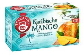 Teekanne GmbH & Co. KG: Pressemitteilung: Neues Traumziel auf der Tee-Landkarte: TEEKANNE Karibische Mango