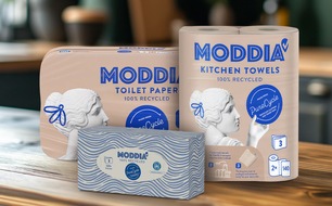 knuspr: Knuspr launcht MODDIA PureCycle/Hygiene-Papierprodukte aus 100% recyceltem Material