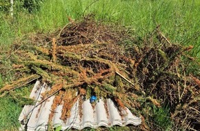 Polizeidirektion Ratzeburg: POL-RZ: Illegale Abfallentsorgung bei Basedow