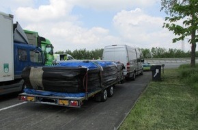 Polizei Dortmund: POL-DO: Bei 124 kontrollierten Fahrzeugen 114 Verstöße festgestellt - Lkw-Gespann zu 76% überladen