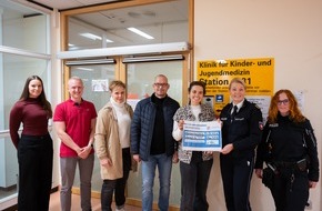 Polizeidirektion Göttingen: POL-GOE: Bewegung für den guten Zweck: Polizeidirektion Göttingen übergibt Spenden aus Sport- und Bewegungschallenge an gemeinnützige Organisationen