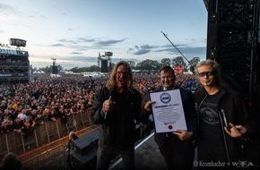 Krombacher Brauerei GmbH & Co.: Wacken Open Air 2023: Krombacher celebrates memorable festival with metal fans - and sets new world record