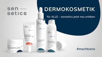 apo.com Group GmbH: sensetics: Dermokosmetikmarke der apo.com Group startet mit neuen Produktlinien und überarbeitetem Design ins Jahr 2025