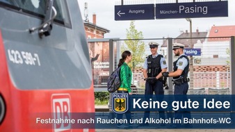 Bundespolizeidirektion München: Bundespolizeidirektion München: Nach Alkohol und Rauchen auf der Toilette in Abschiebehaft / Zwei 36-jährige, zur Fahndung ausgeschriebene Polen festgenommen