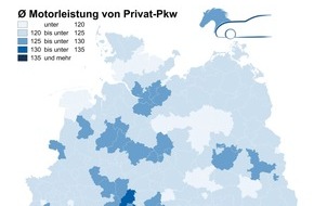 CHECK24 GmbH: PS-Atlas Deutschland: Hier sind die dicksten Karren unterwegs