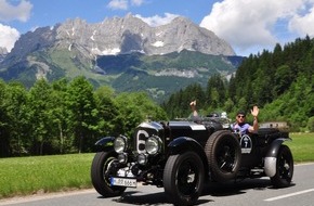Kitzbüheler Alpenrallye: Rollende Automobilgeschichte. Kitzbühleler Alpenrallye auf Tour