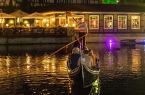 Stadtmarketing Uelzen: "Ja, ich will"-Tag mit Romantik auf dem Teich / Unvergessliche Heiratsanträge auf einer originalen Gondel in Uelzen am 14. September - Jetzt bewerben