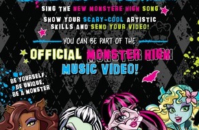 Mattel GmbH: Monsterfreunde aufgepasst: Monster High Videowettbewerb für Fan-Song von Madison Beer (BILD)