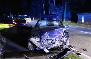 Polizei Minden-Lübbecke: POL-MI: Ohne Führerschein unterwegs: Unfallverursacher flüchtet von Unfallstelle
