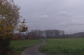 Feuerwehr Wetter (Ruhr): FW-EN: Wetter - Hubschrauberlandung in den Auen