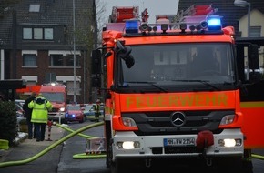 Feuerwehr Mülheim an der Ruhr: FW-MH: Gasleitung beschädigt. Einsatzstelle großräumig abgesperrt.