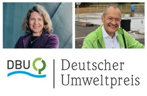 Deutsche Bundesstiftung Umwelt (DBU): Deutscher Umweltpreis der DBU f&uuml;r Roda Verheyen und Klaus Vossenkaul / Verleihung am 25. Oktober - Bundespr&auml;sident beim Festakt