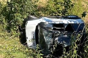 Kreispolizeibeh&ouml;rde Oberbergischer Kreis: POL-GM: Nach &Uuml;berschlag leicht verletzt