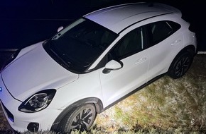 Polizei Düren: POL-DN: Trunkenheitsfahrt endet im Graben