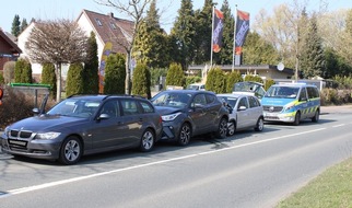 Polizei Minden-Lübbecke: POL-MI: Zwei Auffahrunfälle auf der Dehmer Straße