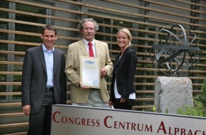 Congress Centrum Alpbach: Alpbach erhält Umweltzeichen für Green Meetings und Green Globe
Zertifizierung - BILD