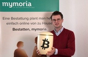 Mymoria GmbH: Mit Bitcoins die Bestattung bezahlen