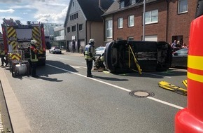 Feuerwehr Bocholt: FW Bocholt: Verkehrsunfall Werther Straße