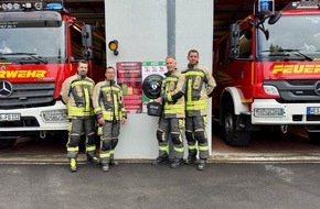 Freiwillige Feuerwehr Hünxe: FW Hünxe: Öffentlich zugängliche Defibrillatoren gegen den plötzlichen Herztod