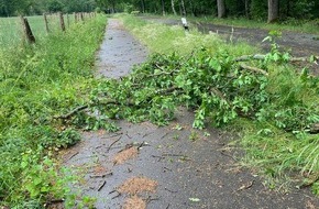 Feuerwehr Schermbeck: FW-Schermbeck: 14 Sturmeinsätze für die Feuerwehr Schermbeck