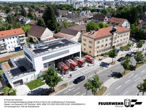 FW-M: Einweihung des neuen Ger&auml;tehauses der Freiwilligen Feuerwehr M&uuml;nchen - Abteilung Gro&szlig;hadern