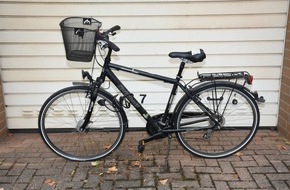 Polizeiinspektion Osnabrück: POL-OS: Georgsmarienhütte: Fahrrad aufgefunden - Polizei sucht Eigentümer