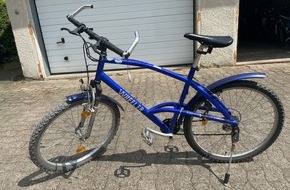 Polizei Gütersloh: POL-GT: Fahrrad in Steinhagen sichergestellt - Eigentümer gesucht