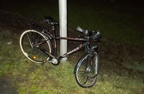Polizei Wolfsburg: POL-WOB: Radfahrer gestürzt - Fahrrad überrollt