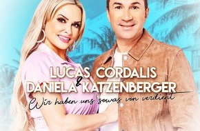 RTLZWEI: Lucas Cordalis & Daniela Katzenberger veröffentlichen Liebesduett "Wir haben uns sowas von verdient"
