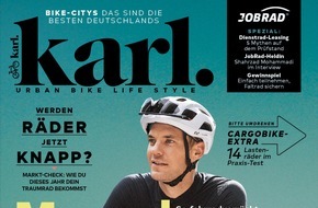 Motor Presse Stuttgart: Gefühl von Freiheit: Manuel Neuer und Angelique Kerber schwärmen im Magazin Karl vom Radfahren