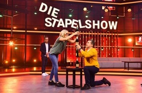 ProSieben: Eine Show für Hochstapler. Matthias Opdenhövel moderiert "Die Stapelshow" ab Februar samstags auf ProSieben