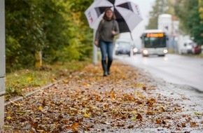 HUK-COBURG: Herbst: Wer muss Bürgersteig vom Laub freihalten?