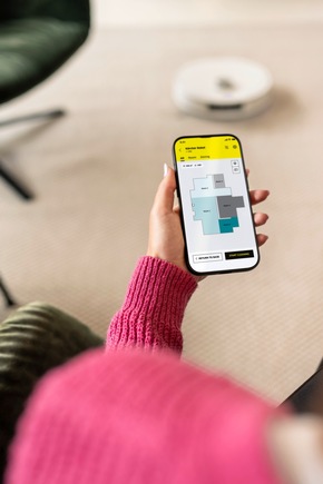 Pressemitteilung: Neuer Kärcher-Saugwischroboter RVM 4 Comfort mit rotierenden Mikrofaserpads