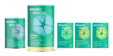 bop Communications: Biomed Evida: Neue Schweizer Marke zur Unterst&uuml;tzung der Stoffwechselgesundheit