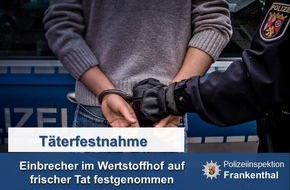 Polizeidirektion Ludwigshafen: POL-PDLU: Täterfestnahme nach Einbruch in Wertstoffhof