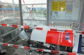 Landeskriminalamt Schleswig-Holstein: LKA-SH: Zeugenaufruf: Fahrkartenautomat der Deutschen Bahn in Bredenbek erneut gesprengt