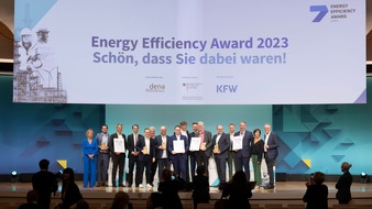 Deutsche Energie-Agentur GmbH (dena): Innovatoren im Rampenlicht: dena zeichnet fünf Unternehmen für Energieeffizienz aus