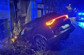 Kreispolizeibehörde Märkischer Kreis: POL-MK: Betrunken auf Abwegen