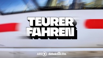 ARD Sounds: "Teurer Fahren": neuer Storytelling-Podcast &uuml;ber die Deutsche Bahn von radioeins vom rbb, SWR und detektor.fm