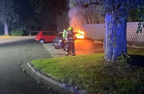 Polizei M&ouml;nchengladbach: POL-MG: Polizei stellt ausgebranntes Auto sicher - Ermittlungen wegen m&ouml;glicher Brandstiftung